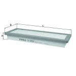 Mahle Hava Filtresi – LX2033