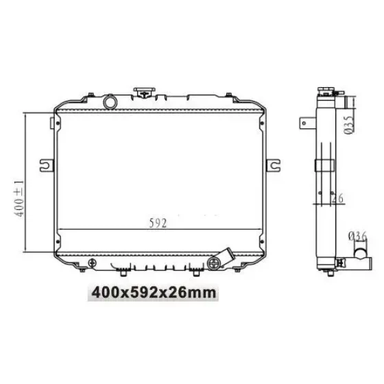 YTT Kalorifer Hortumu – Y80221 / OEM 64218409062 ürün görseli