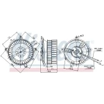 Nissens Kalorifer Motoru – 87041 / OEM A2108202442
