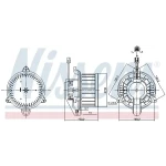Nissens Kalorifer Motoru – 87579 / OEM A2478308400