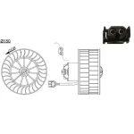 Mahle Kalorifer Motoru – AB44000S / OEM 64118390434