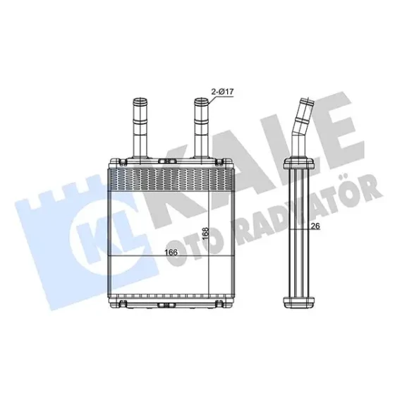 KALE Kalorifer Radyatörü – 346380 / OEM 9722122001 ürün görseli