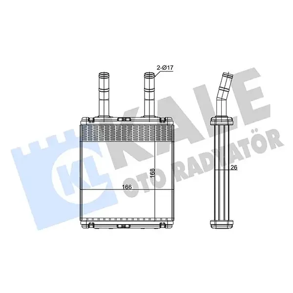 KALE Kalorifer Radyatörü – 346380 / OEM 9722122001