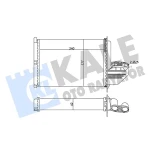 KALE Kalorifer Radyatörü – 346470 / OEM 8390435