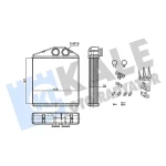 KALE Kalorifer Radyatörü – 346690 / OEM 9196140