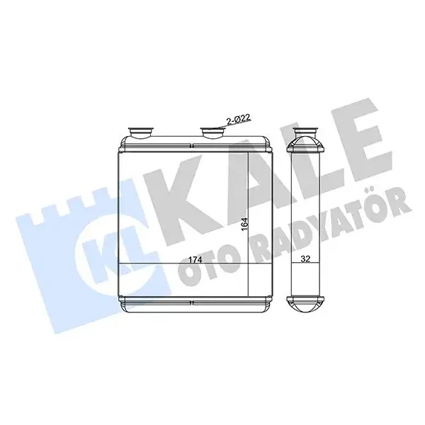 KALE Kalorifer Radyatörü – 346705 / OEM 93175260