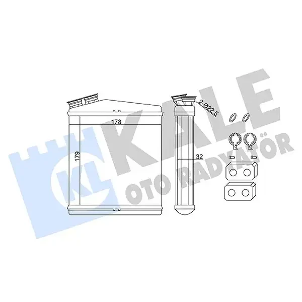 KALE Kalorifer Radyatörü – 346735 / OEM LR002632