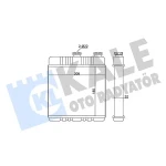 KALE Kalorifer Radyatörü – 347115 / OEM 9117283