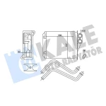 KALE Kalorifer Radyatörü – 352175 / OEM A0038359001