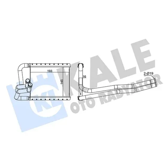 KALE Kalorifer Radyatörü – 355130 / OEM 971384P000 ürün görseli