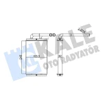 KALE Kalorifer Radyatörü – 355240 / OEM 96629611