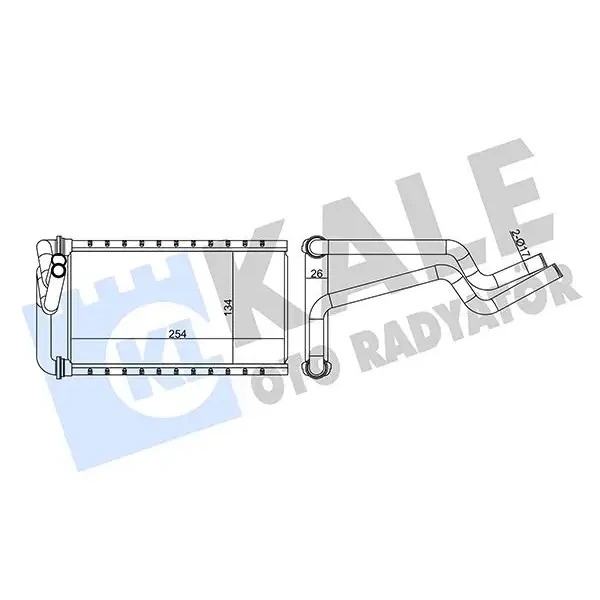 KALE Kalorifer Radyatörü – 358620 / OEM 79110SNAA01
