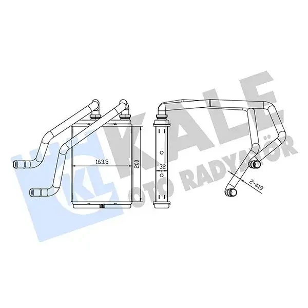 KALE Kalorifer Radyatörü – 360730 / OEM 271408H910