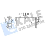 KALE Kalorifer Radyatörü – 370620 / OEM 6448Q2
