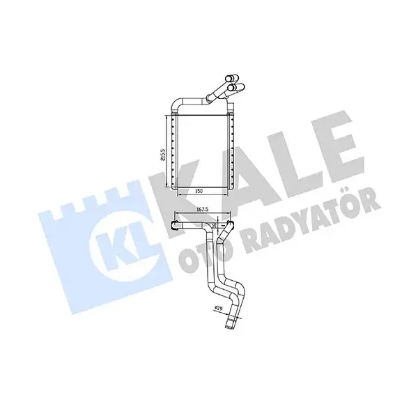 KALE Kalorifer Radyatörü – 370690 / OEM 971381G900