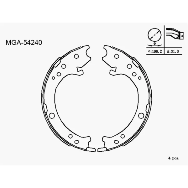 NRF Kalorifer Radyatörü – 54240 / OEM A0028355401