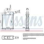 Nissens Kalorifer Radyatörü – 707279 / OEM 7H0819032