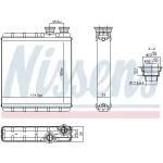 Nissens Kalorifer Radyatörü – 707302 / OEM 2Q0819030A