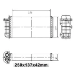 MGA Kalorifer Radyatörü – 81102 / OEM 46721967