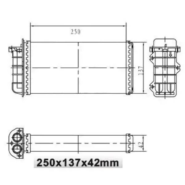 MGA Kalorifer Radyatörü – 81102 / OEM 46721967
