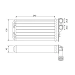 Valeo Kalorifer Radyatörü – 811503 / OEM 6448N5