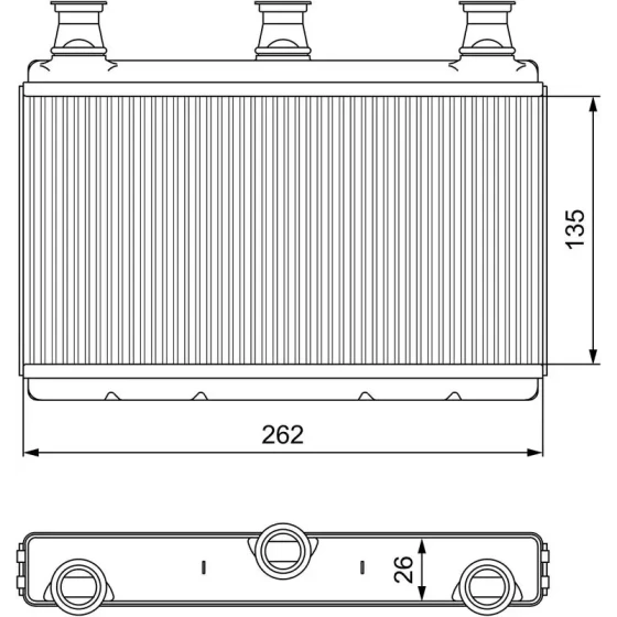 Valeo Kalorifer Radyatörü – 811537 / OEM 64116933922 ürün görseli