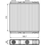 Valeo Kalorifer Radyatörü – 811543 / OEM 271150001R