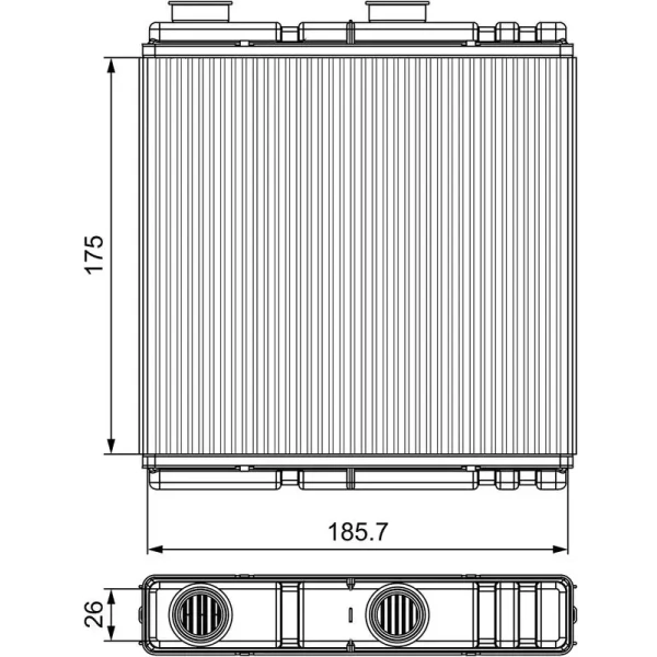 Valeo Kalorifer Radyatörü – 811543 / OEM 271150001R
