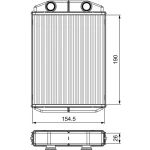 Valeo Kalorifer Radyatörü – 811553 / OEM 271154491R