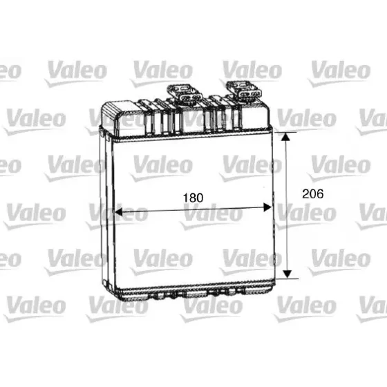 Valeo Kalorifer Radyatörü – 812222 / OEM 9117283 ürün görseli
