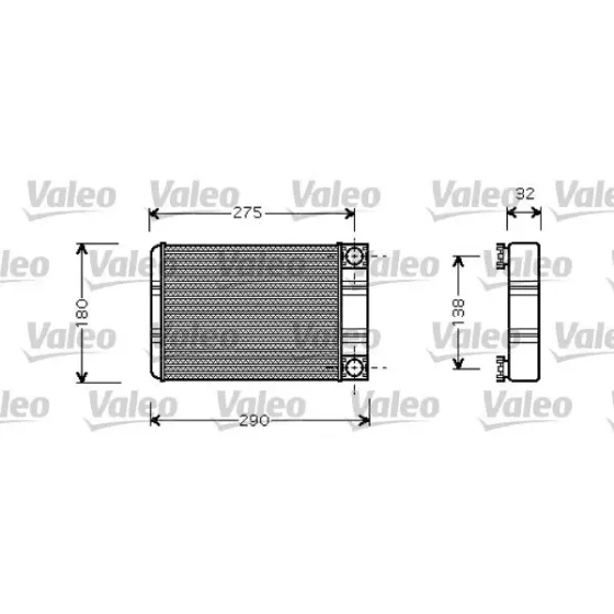 Valeo Kalorifer Radyatörü – 812321 / OEM A2038300161 ürün görseli