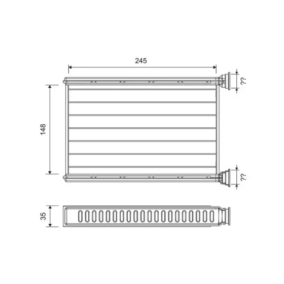 Valeo Kalorifer Radyatörü – 812401 / OEM 64119128953 ürün görseli