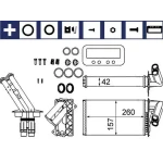 Mahle Kalorifer Radyatörü – AH103000S / OEM 7701038542