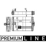 Mahle Kalorifer Radyatörü – AH110000P / OEM A2208300261