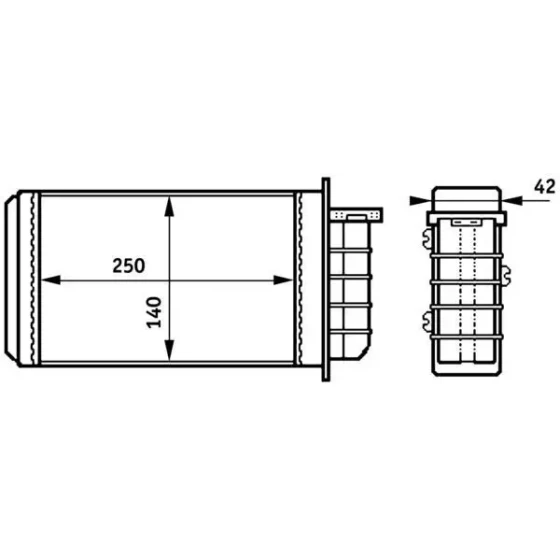 Mahle Kalorifer Radyatörü – AH148000S ürün görseli