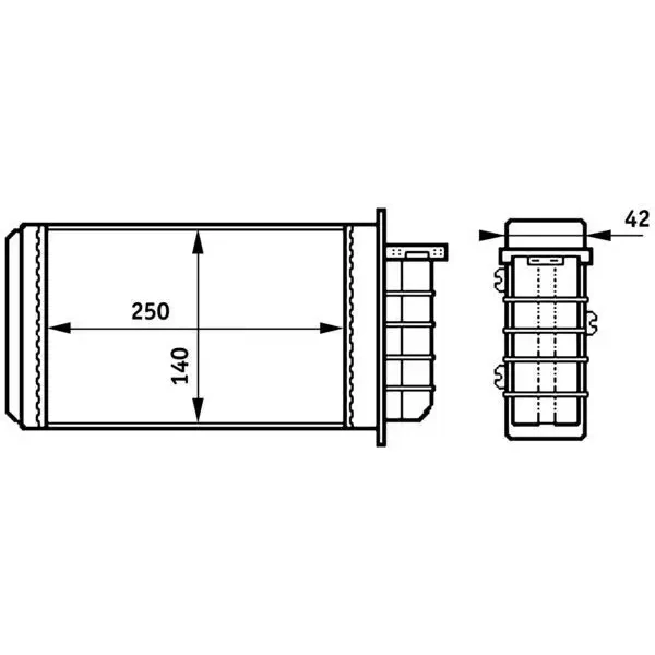 Mahle Kalorifer Radyatörü – AH148000S