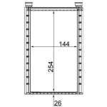 Mahle Kalorifer Radyatörü – AH224000S / OEM 64116941991