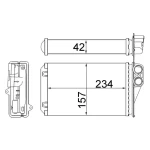 Mahle Kalorifer Radyatörü – AH248000S / OEM 6448P9