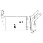 Mahle Kalorifer Radyatörü – AH83000S / OEM 6448C8