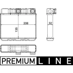 Mahle Kalorifer Radyatörü – AH87000P / OEM 64118372783