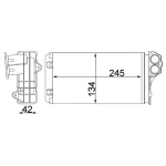 Mahle Kalorifer Radyatörü – AH88000S / OEM 6448G3