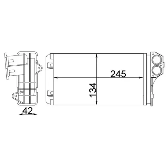 Mahle Kalorifer Radyatörü – AH88000S / OEM 6448G3 ürün görseli