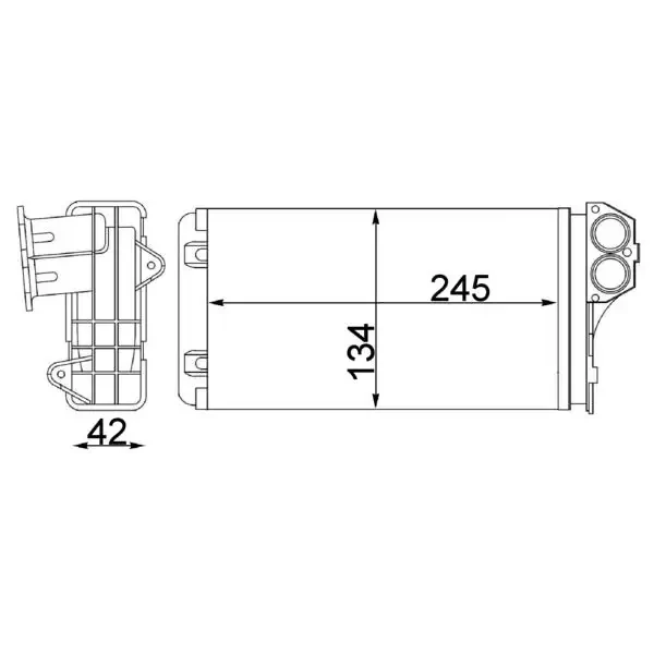 Mahle Kalorifer Radyatörü – AH88000S / OEM 6448G3