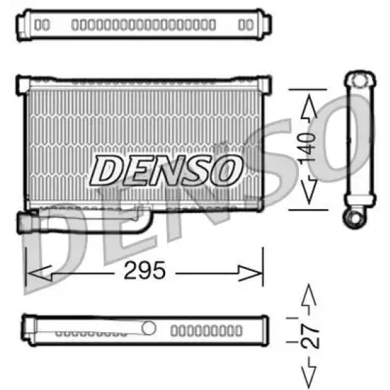 Denso Kalorifer Radyatörü – DRR02004 / OEM 4F0819031B ürün görseli