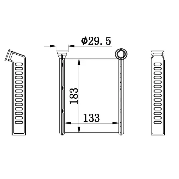 ORIS Kalorifer Radyatörü – KRN544026 / OEM 271153553R