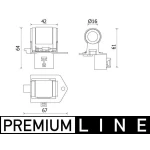 Mahle Kalorifer Rezistansı – CFR8000P / OEM 1341586