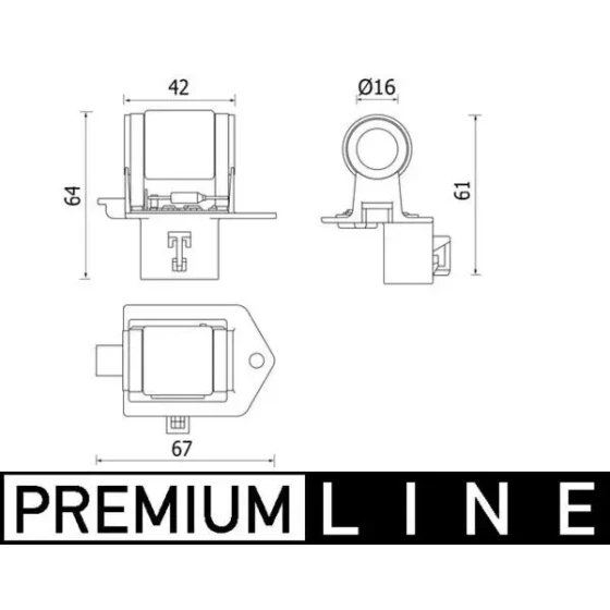 Mahle Kalorifer Rezistansı – CFR8000P / OEM 1341586 ürün görseli
