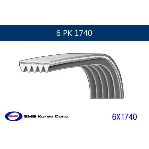 GMB Kayış – 6PK1740