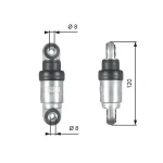 Gates Kayış Titreşim Amortisörü – T39215 / OEM 11282248169