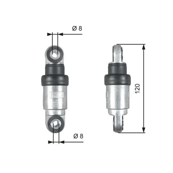 Gates Kayış Titreşim Amortisörü – T39215 / OEM 11282248169 ürün görseli